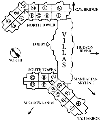 Carlyle Towers layout