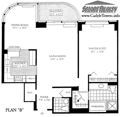 Carlyle Towers Sample Floor Plans