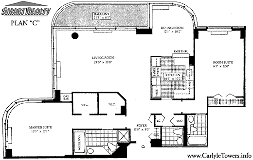 Carlyle Towers Sample Floor Plans