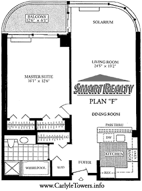 Carlyle Towers Sample Floor Plans