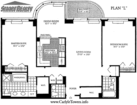 Carlyle Towers Sample Floor Plans