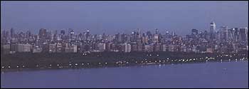 View of the New York City skyline from Carlyle Towers